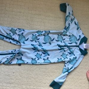 Cute honeysuckle toddler swimsuit